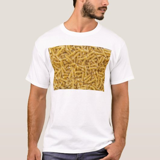 Fusilli pasta macro as background struktur T-Shirt (Vorderseite)