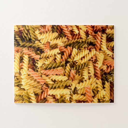 Fusilli Pasta Puzzle (Horizontal)