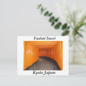 Fusimi Inari in Kyoto, Japan Postkarte (Stehend Vorderseite)