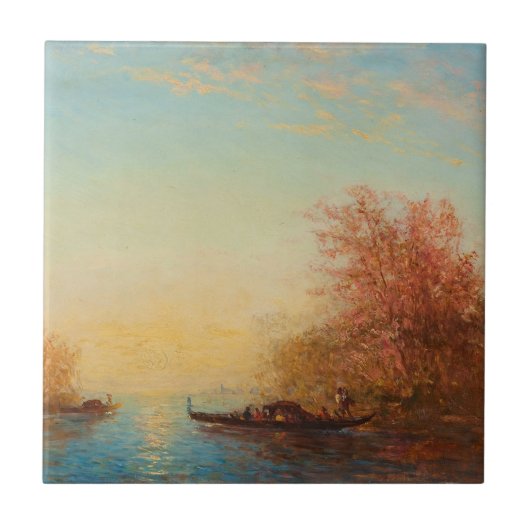 Fusine, Environments de Venise - Félix Ziem Fliese (Vorderseite)