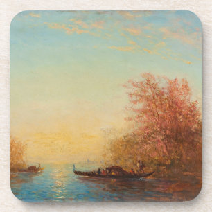 Fusine, Environments de Venise - Félix Ziem Getränkeuntersetzer