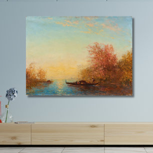 Fusine, Environments de Venise - Félix Ziem Leinwanddruck