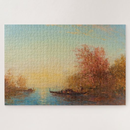 Fusine, Environments de Venise - Félix Ziem Puzzle (Horizontal)