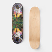 Fusion - Aquarellmalerei - Spiegel Skateboard (Vorderseite)