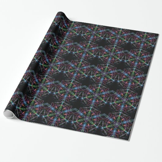 Fusion: Ein abstraktes Wrapping Paper Geschenkpapier (Ungerollt)