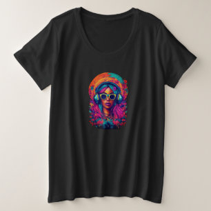 Fusion Flux Große Größe T-Shirt