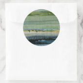 Fusion II Runder Aufkleber (Tasche)