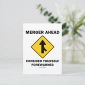 Fusion im Vorfeld Betrachten Sie sich selbst im Vo Postkarte (Stehend Vorderseite)