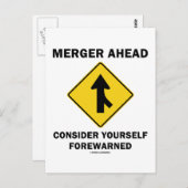 Fusion im Vorfeld Betrachten Sie sich selbst im Vo Postkarte (Vorne/Hinten)