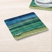 Fusion IV Rechteckiger Pappuntersetzer (angewinkelt)