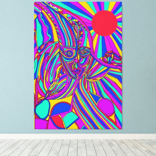 Fusion Leinwanddruck (Insitu (Holzboden))