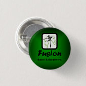 Fusions-grüner kleiner Knopf Button (Vorne & Hinten)