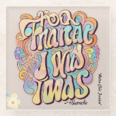 "Fusionsarm" Glasuntersetzer (Vorderseite)