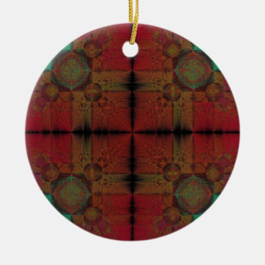 Fusionsgitter Keramik Ornament (Vorne)