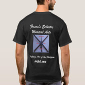 Fusons philippinisches Kriegskunst-dunkles Shirt (Rückseite)