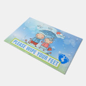 Fuß-24 Zoll x 36 Zoll Fußmatte (Schrägansicht)