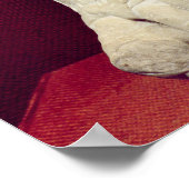 Fuß aus einer Statue Poster (Ecke)