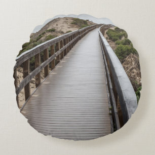 Fuß-Brücke Oso Flaco am See-Staats-Park Rundes Kissen