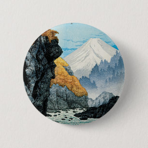 Fuß des Mount Ashitaka (1932) von Hiroaki Takahas Button