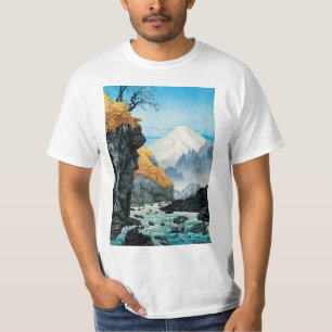 Fuß des Mount Ashitaka (1932) von Hiroaki Takahas T-Shirt