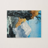 Fuß des Mount Ashitaka (1932) von Hiroaki Takahash Puzzle (Horizontal)