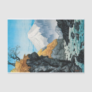 Fuß des Mount Ashitaka (1932) von Hiroaki Takahash Seidenpapier