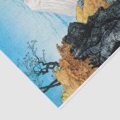 Fuß des Mount Ashitaka (1932) von Hiroaki Takahash Seidenpapier (Ausschnitt)