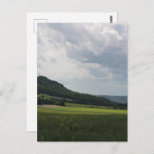 Fuß des South Downs Ridge Postkarte (Vorne/Hinten)