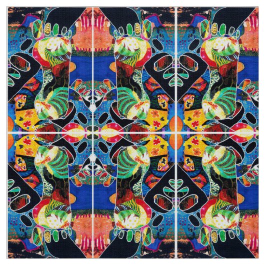 Fuß-Drucke Stoff (Muster)