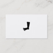 Fuß, Ihr Name hier, Visitenkarte (Rückseite)