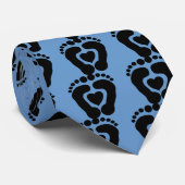 Fuß-Liebe Krawatte (Gerollt)