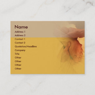 Fuß-Massage-Visitenkarte Visitenkarte