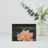 Fuß-Massage-Zen-Lotus-Verabredungs-Chinese Visitenkarte (Stehend Vorderseite)