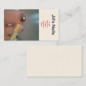 Fuß nagelt Visitenkarte (Vorne/Hinten)