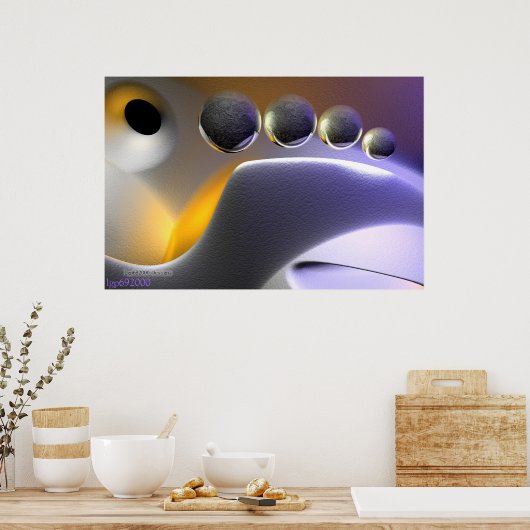 Fuß Poster (Küche)