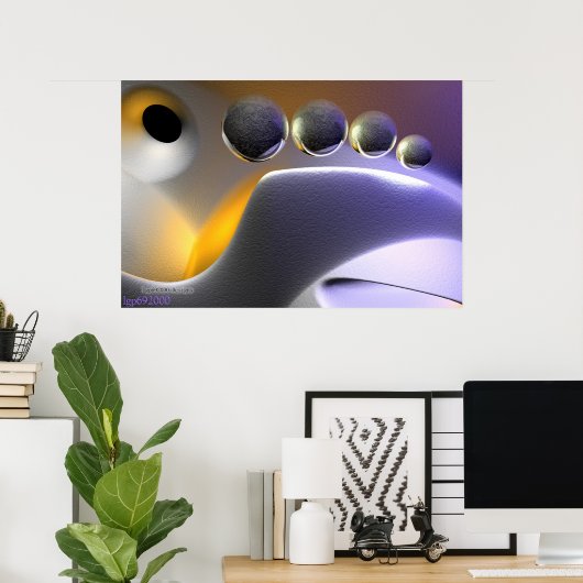 Fuß Poster (Heimbüro)