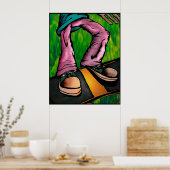 Fuß Poster (Küche)