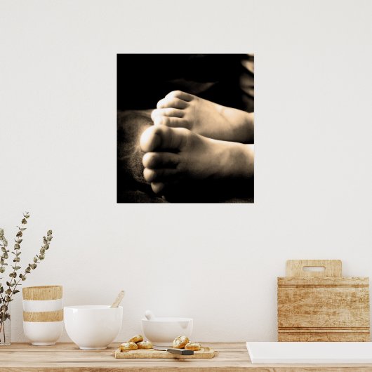 Fuß Poster (Küche)