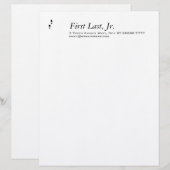 Fuß-Schritte Briefkopf (Vorne/Hinten)