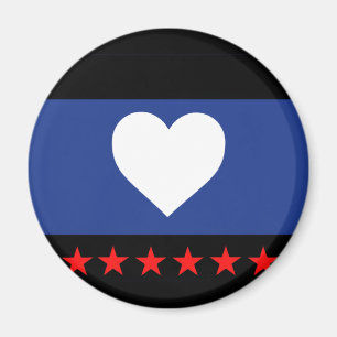 Fuß-Stolz-Flagge Magnet