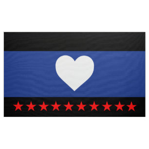 Fuß-Stolz-Flagge Stoff