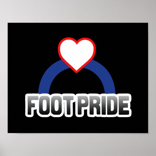 Fuß-Stolz Poster (Vorne)