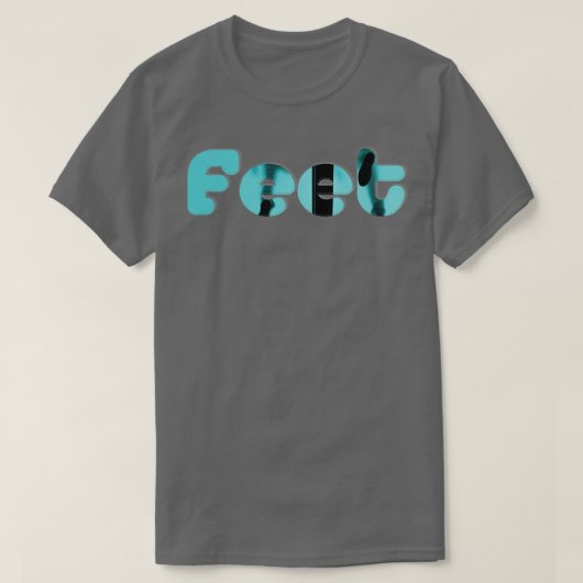 Fuß T-Shirt (Design vorne)