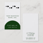 Fuß tritt [vier] visitenkarte (Vorne/Hinten)