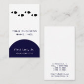 Fuß tritt [vier] visitenkarte (Vorne/Hinten)