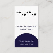 Fuß tritt [vier] visitenkarte (Vorderseite)