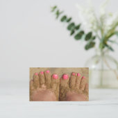 Fuß Visitenkarte (Stehend Vorderseite)