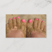 Fuß Visitenkarte (Vorderseite)