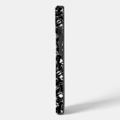 Fußabdrücke 01b. Black BG Case-Mate iPhone Hülle (Rückseite / Links)