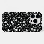 Fußabdrücke 01b. Black BG Case-Mate iPhone Hülle (Rückseite (Horizontal))